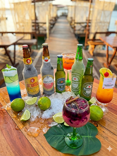 Drinks Tropicais e Caipirinhas